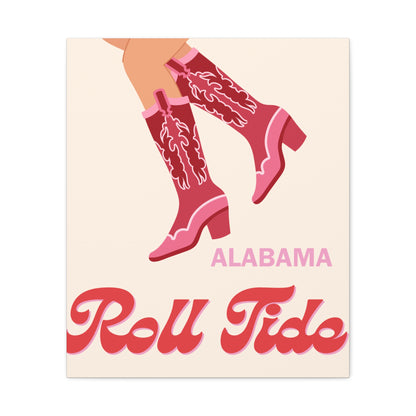 "ROLL TIDE"  Canvas