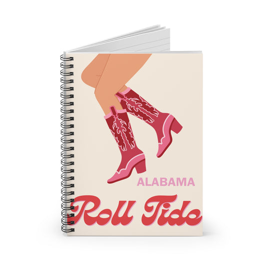 "ROLL TIDE "Spiral Notebook - Ruled Line