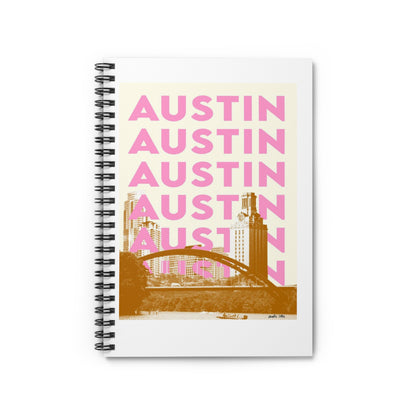 "AUSTIN" Spiral Notebook - Ruled Line