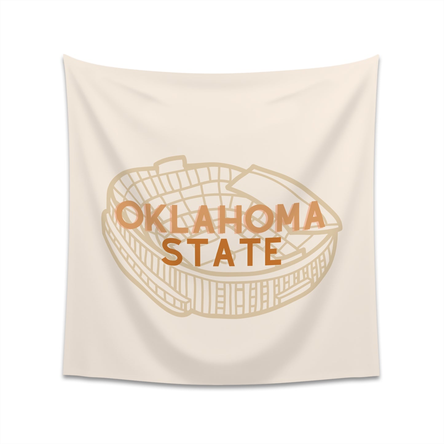 'OKLAHOMA STATE " Printed Wall Tapestry