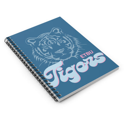 "GO TIGER " Spiral Notebook - Ruled Line