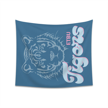 "GO TIGERS " Printed Wall Tapestry