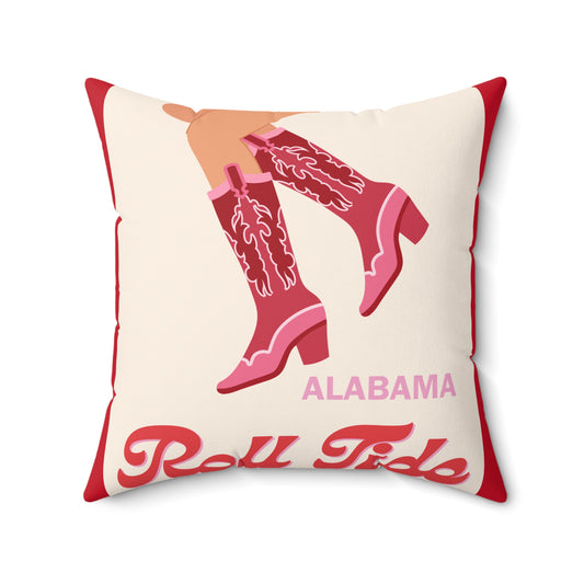 "ROLL TIDE" Square Pillow