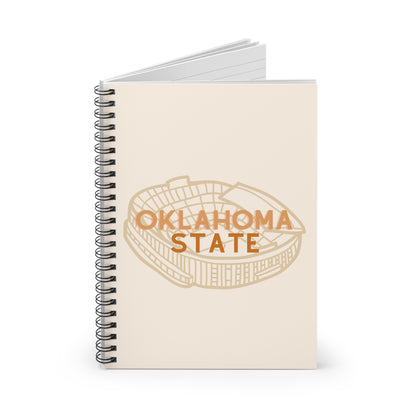 "OKLAHOMA STATE " Spiral Notebook - Ruled Line
